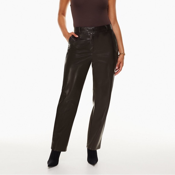 Aritzia Babaton vegan leather trousers - Picture 3 of 3